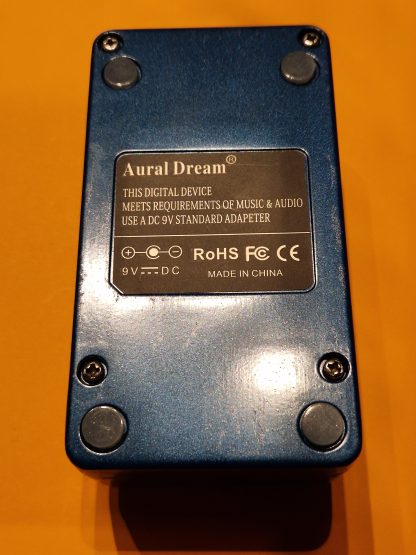 Aural Dream Purely Fuzz effects pedal bottom side