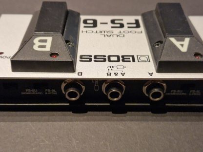 BOSS FS-6 dual switch pedal back side