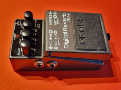 BOSS RV-5 Digital Reverb effects pedal left side
