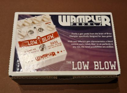 Wampler The Low Blow bass overdrive/distortion effects pedal box