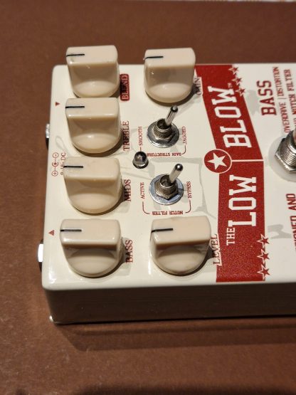 Wampler The Low Blow bass overdrive/distortion effects pedal controls